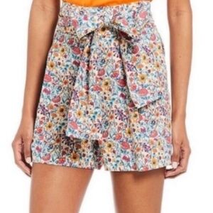 Antonio Melani Dawson High-Waisted Shorts with Tie